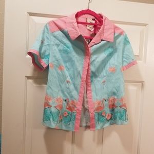 Dancing days flamingo shirt